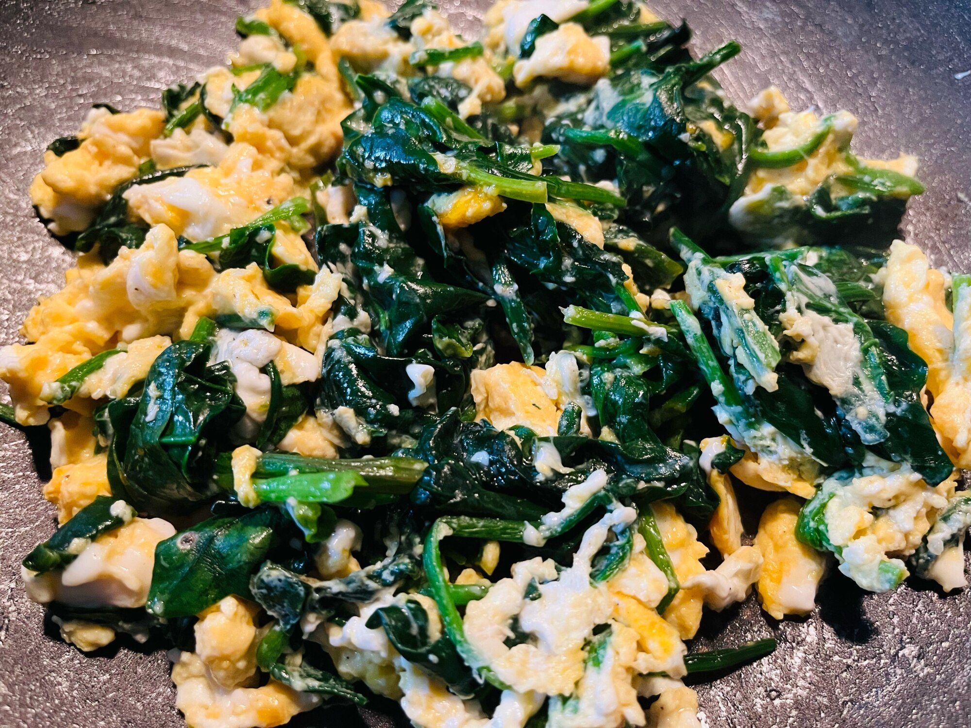 グリルチーズほうれん草とトマトソースのレシピ