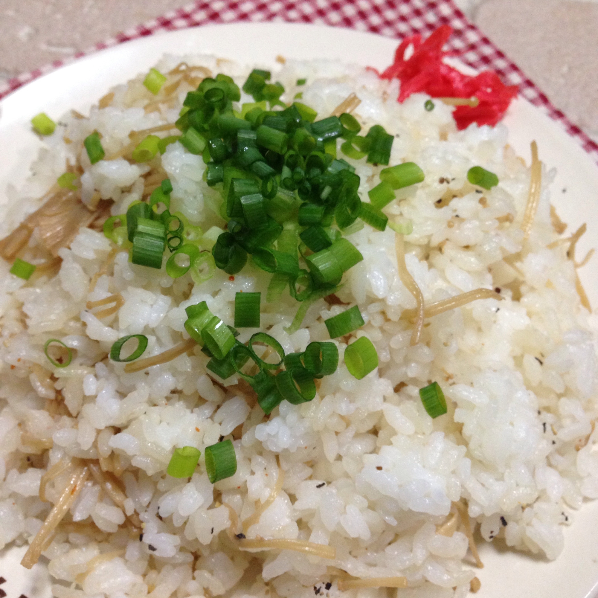 なめたけ焼き飯♪