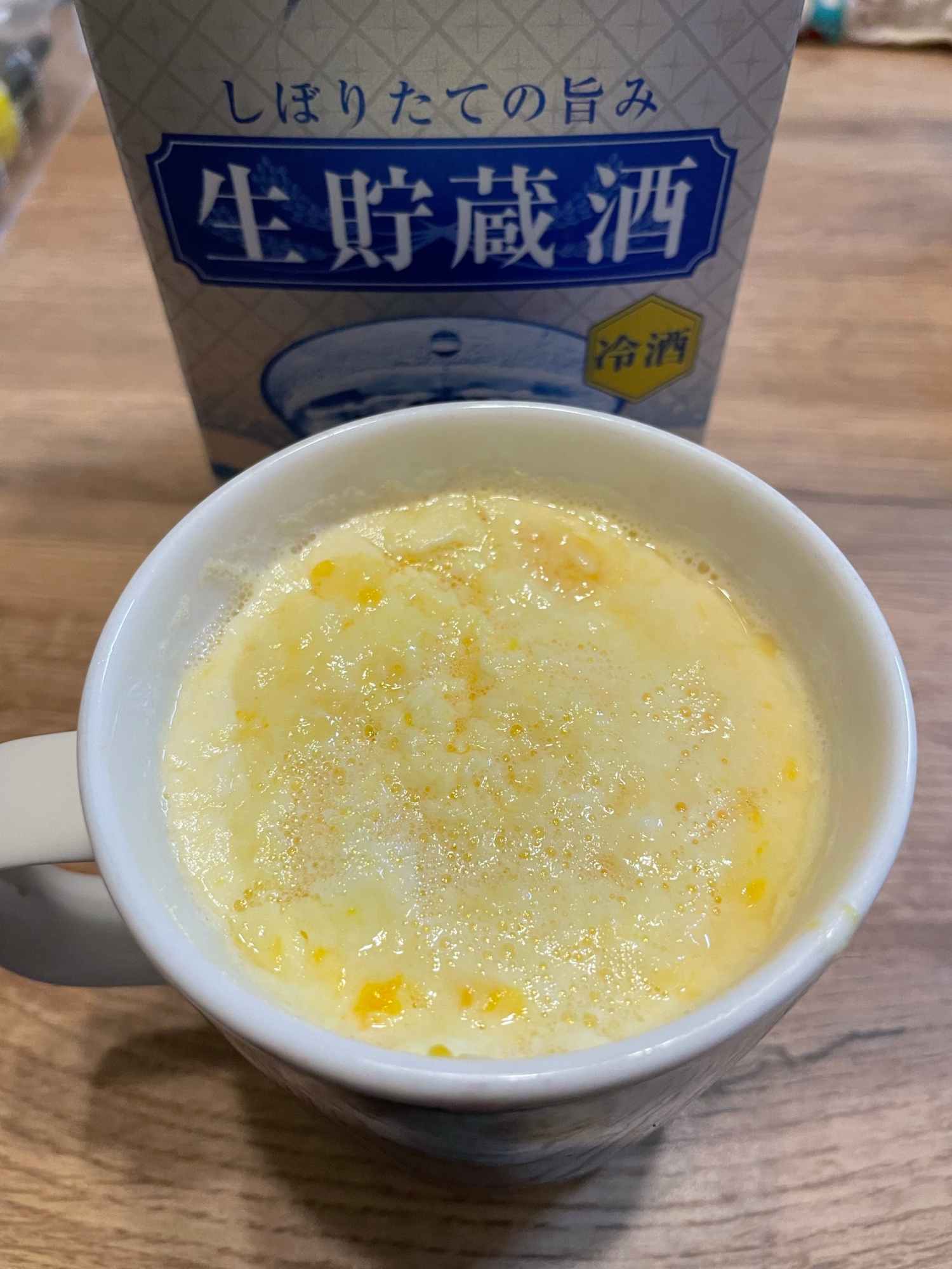 意外と簡単！電子レンジで卵酒