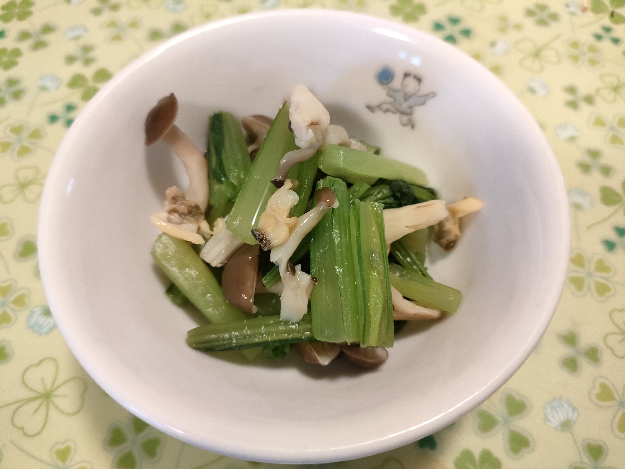 小松菜・しめじ・あさりのさっと煮