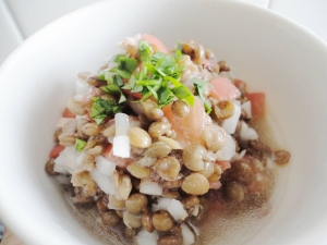 レンズ豆のサラダ