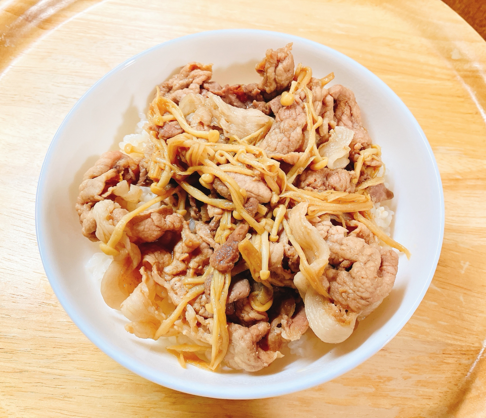 豚えのき丼