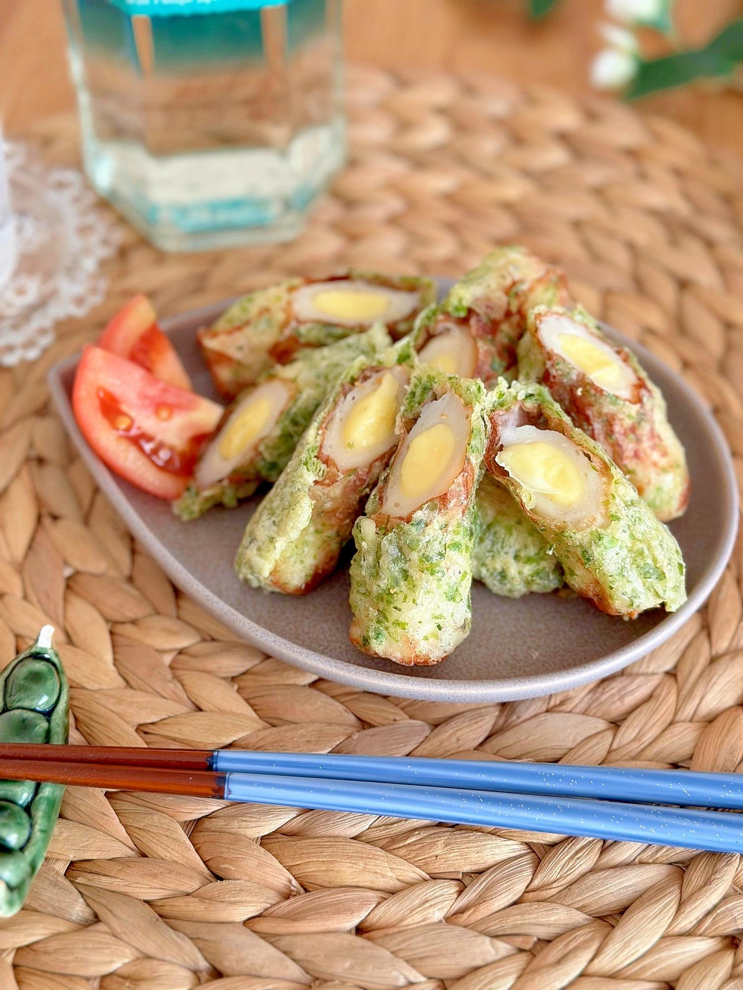 お弁当にも◎簡単！ちくわのチーズ磯辺揚げ