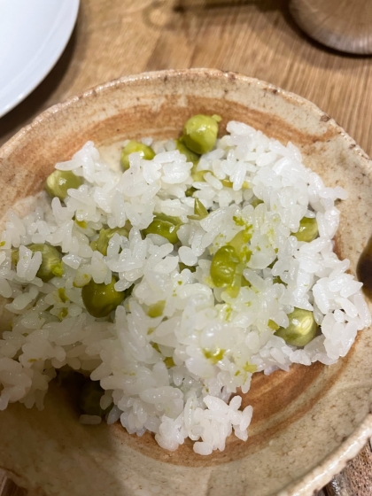 お塩の加減がちょうどいい！豆ご飯