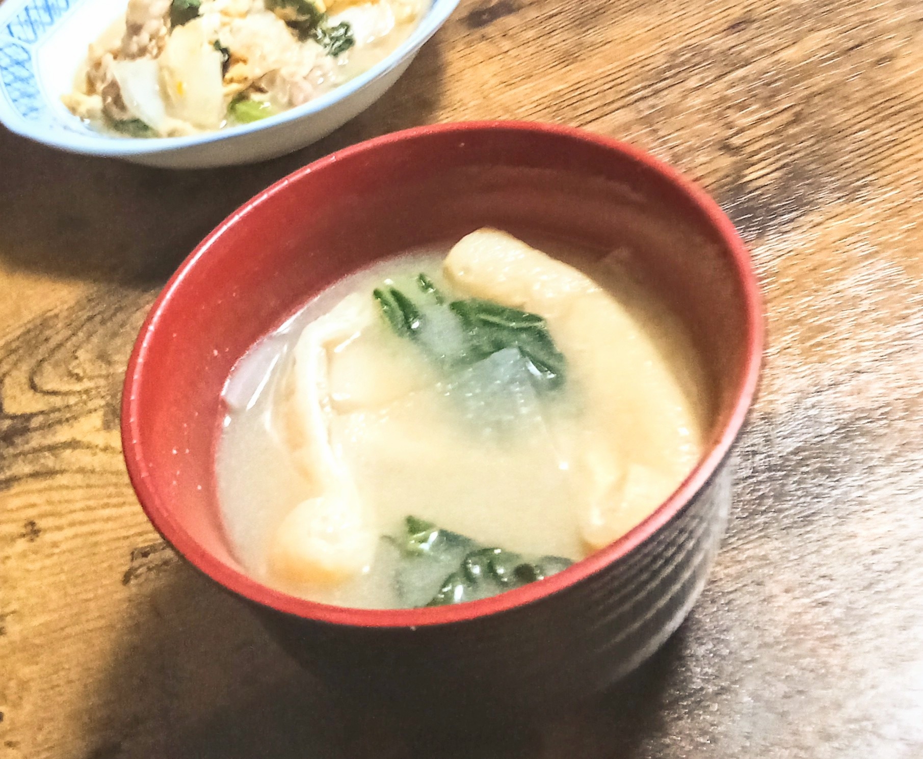 大根・小松菜・薄揚げDeお味噌汁〜毎日お味噌汁〜