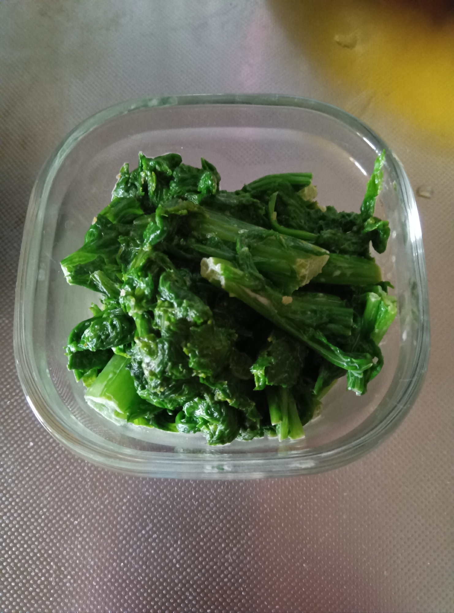 わさび菜の柚子胡椒 マヨポン酢和え