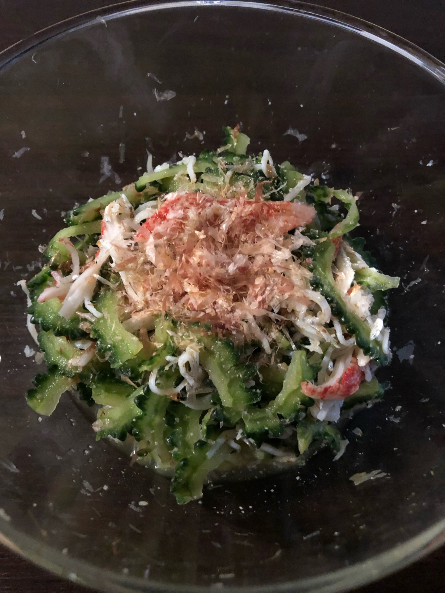 ゴーヤとしらすの酢の物