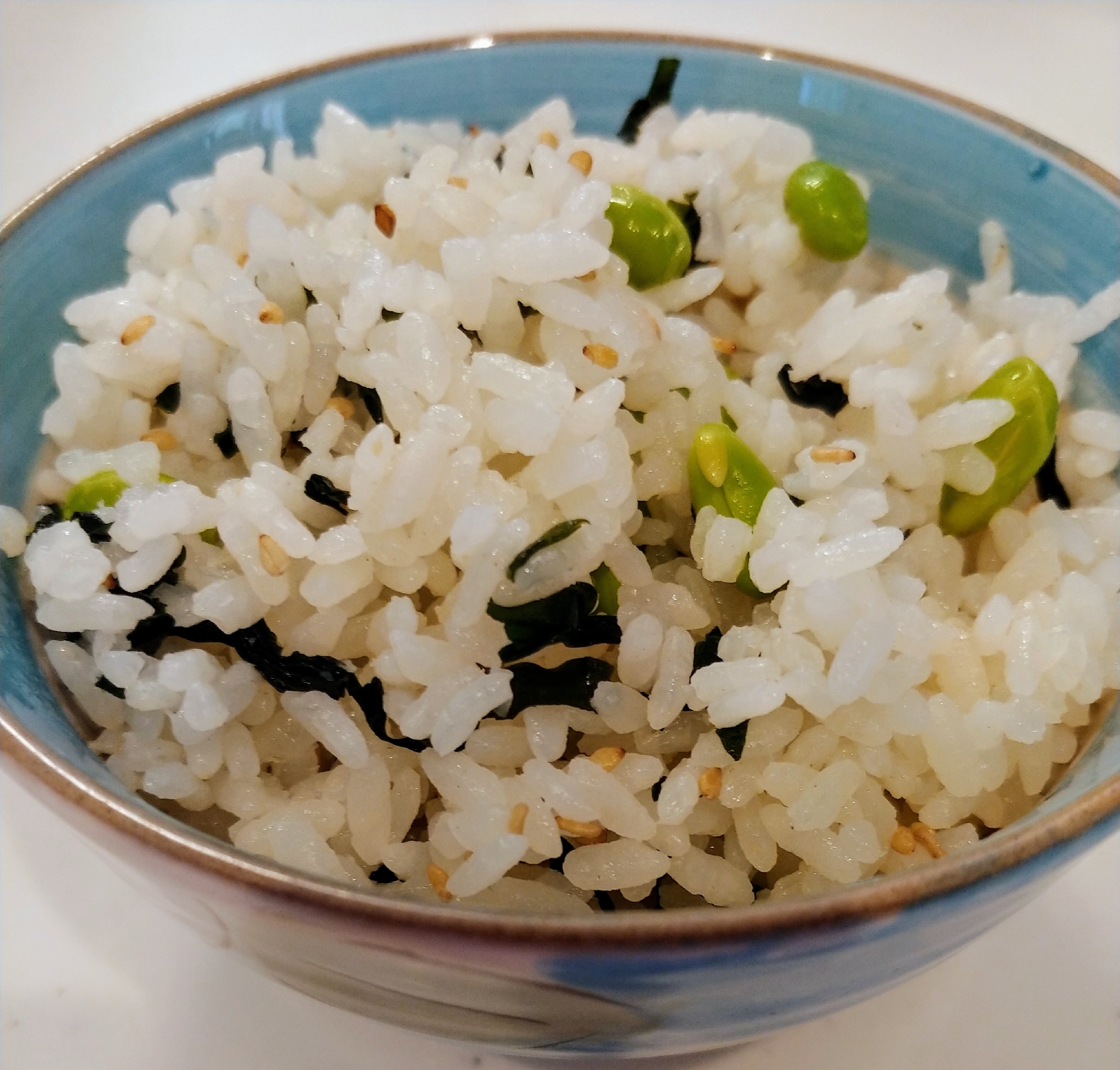 枝豆入り☆わかめごはん