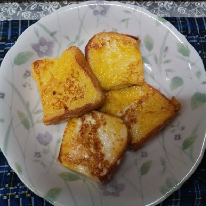 あもかさん
おはようございます
家族の朝食用につくりました