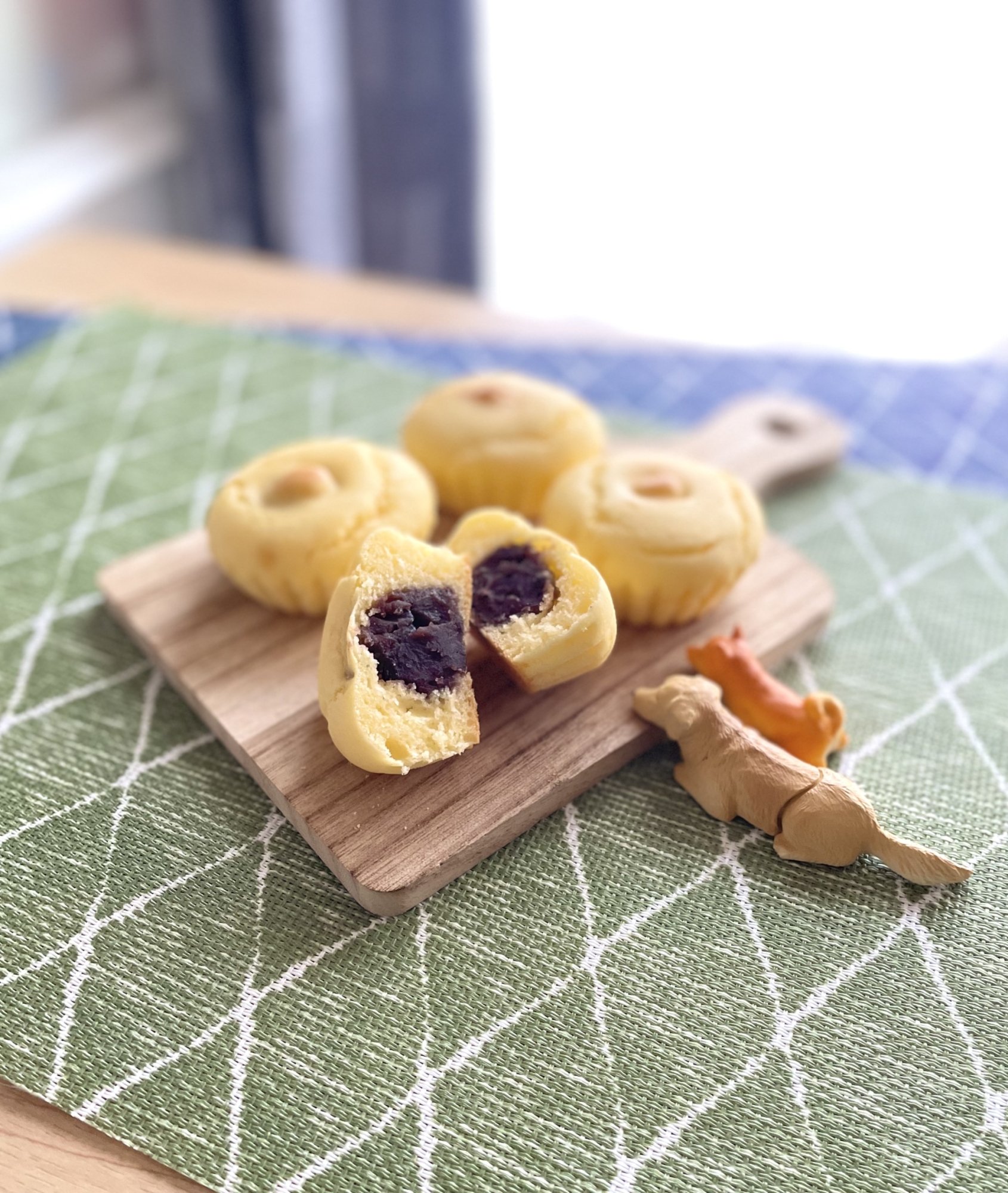 餡子入り♡米粉で作るカップケーキ