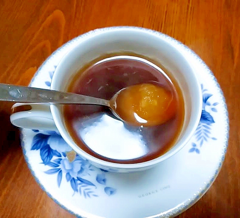 林檎ジャム入りコーヒー