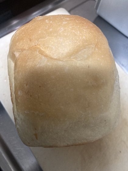 ホームベーカリーで緑茶のハード食パン