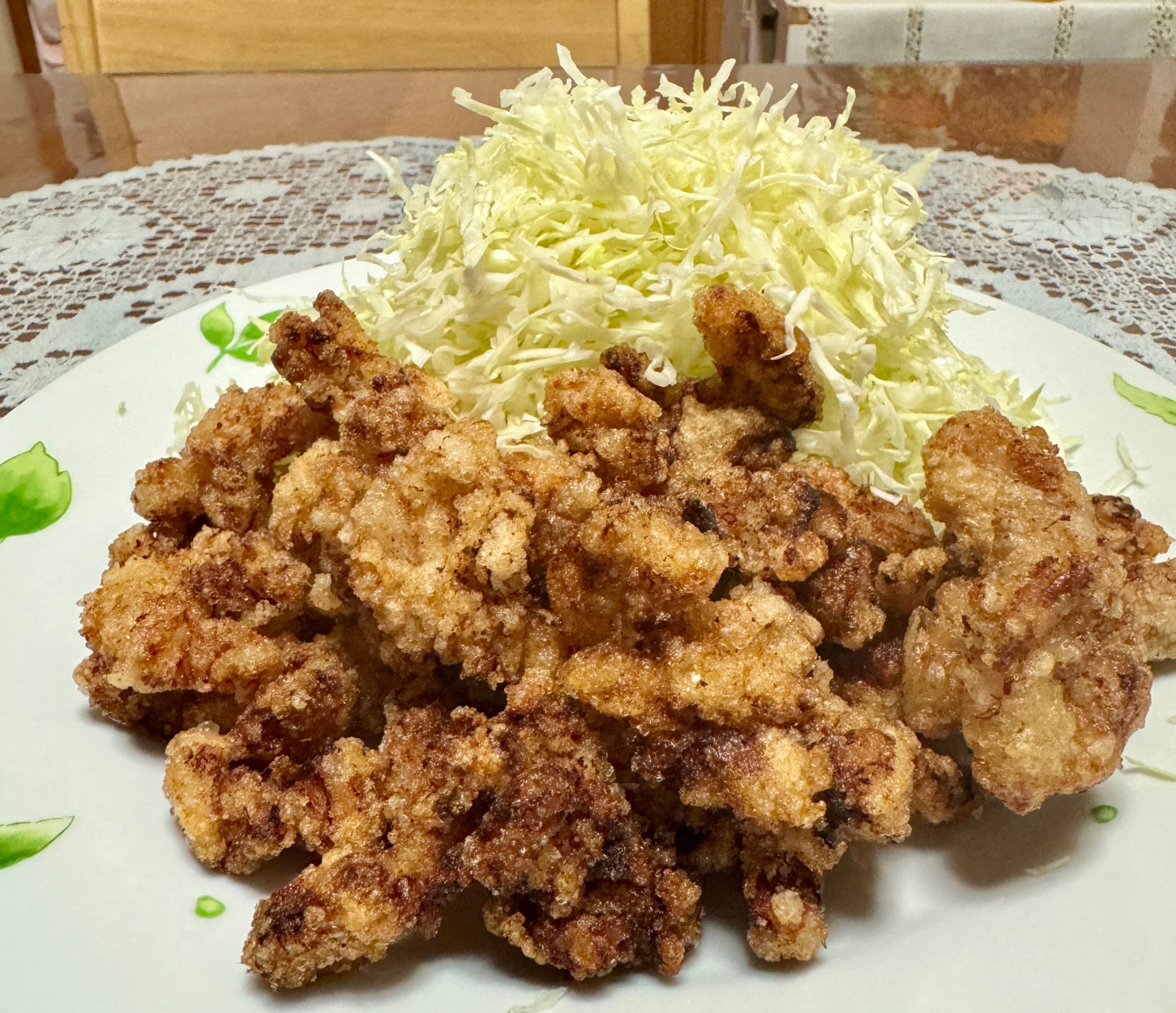 にんにく水で下準備した上ミノスライスの☆竜田揚げ