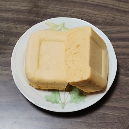 もちもちふわふわ！レンジで米粉の卵蒸しパン