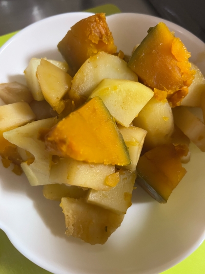 かぼちゃとじゃがいもの煮物