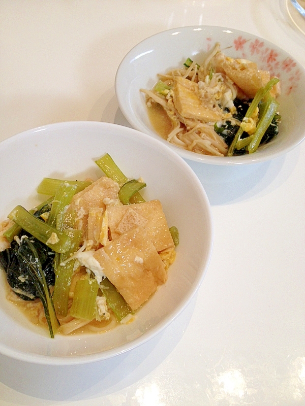 小松菜と油あげのホッコリ煮物