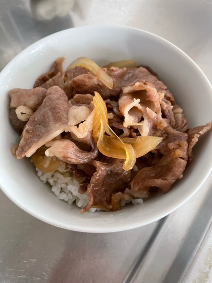 早くて美味しい！我が家の牛丼
