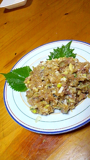 漁師直伝! 房総郷土料理 鯵のなめろう