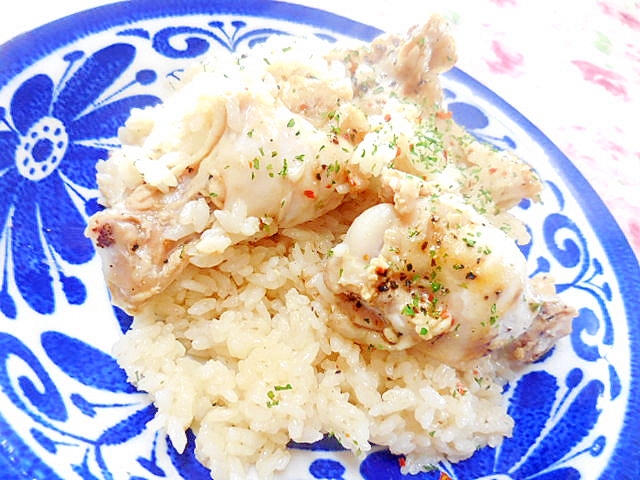炊飯器de❤カレーと鶏ガラスープのピラフ❤
