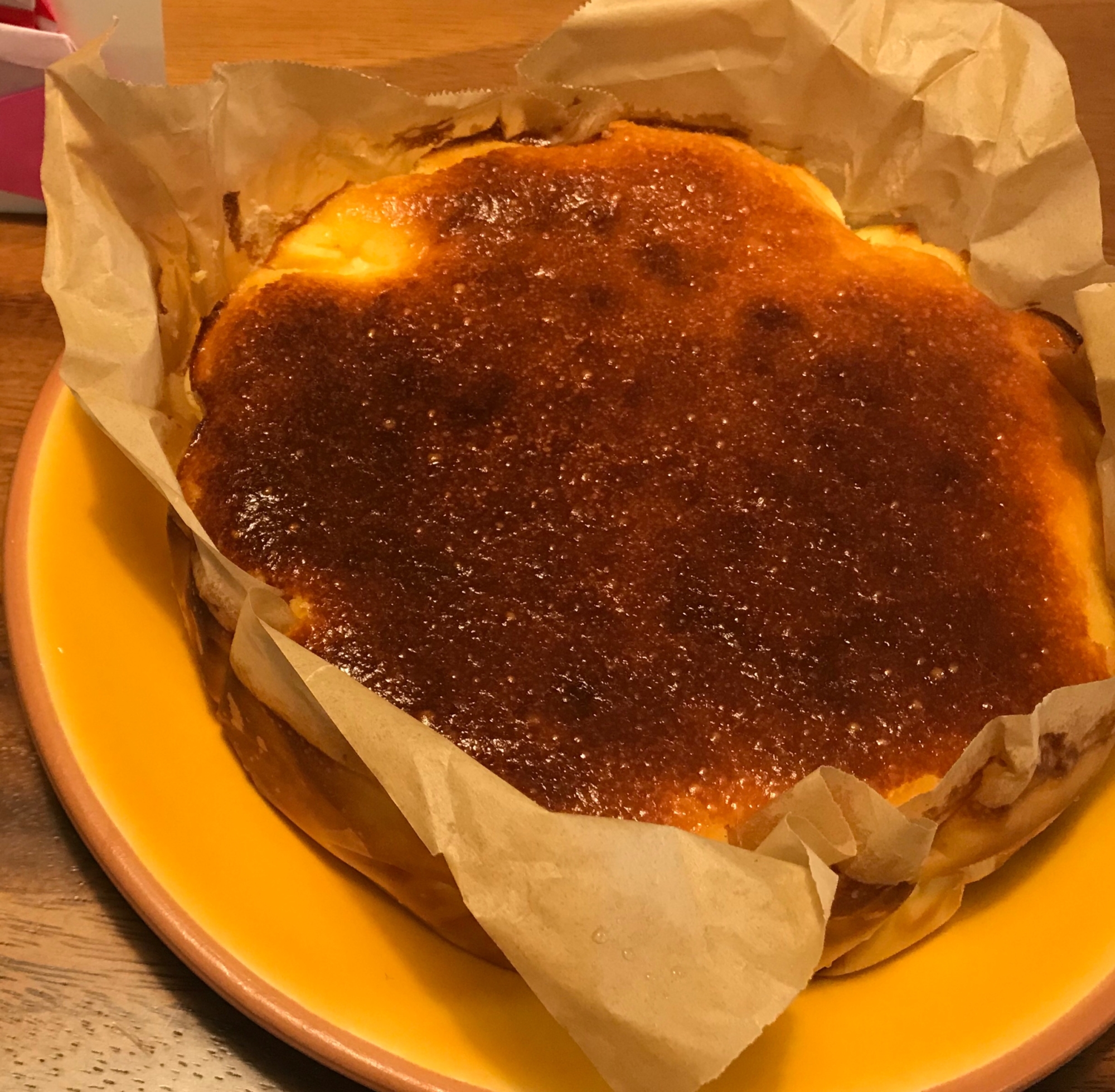 失敗なし!簡単バスク風チーズケーキ