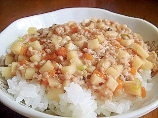 豚挽き肉のそぼろあんかけ丼 レシピ・作り方 by makura-s - 楽天レシピ