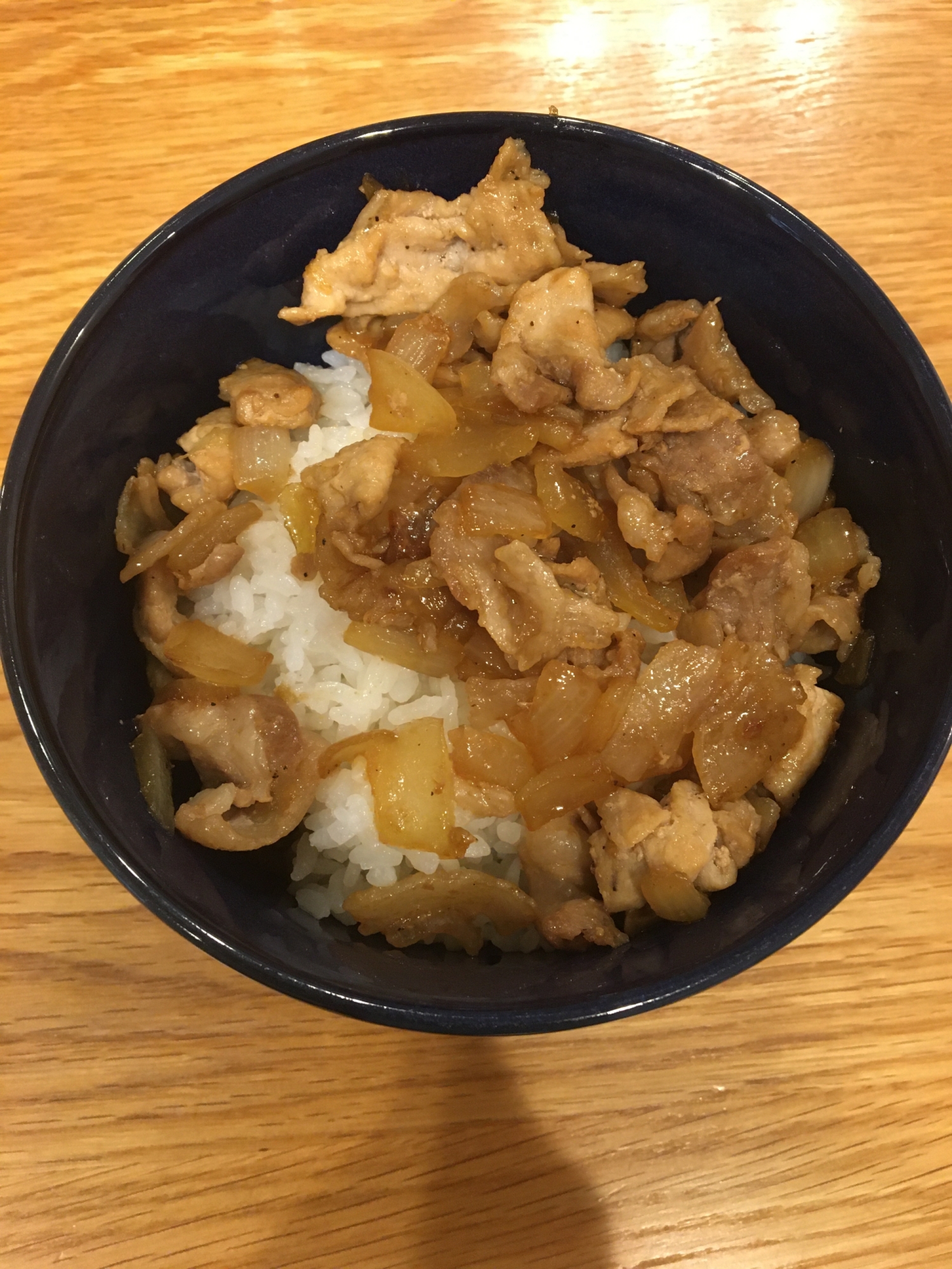 簡単！子ども喜ぶ！豚の鰻のタレ丼