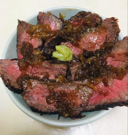 簡単リメイク♪和風ローストビーフ丼