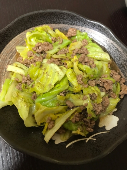 節約☆キャベツともやしのひき肉炒め