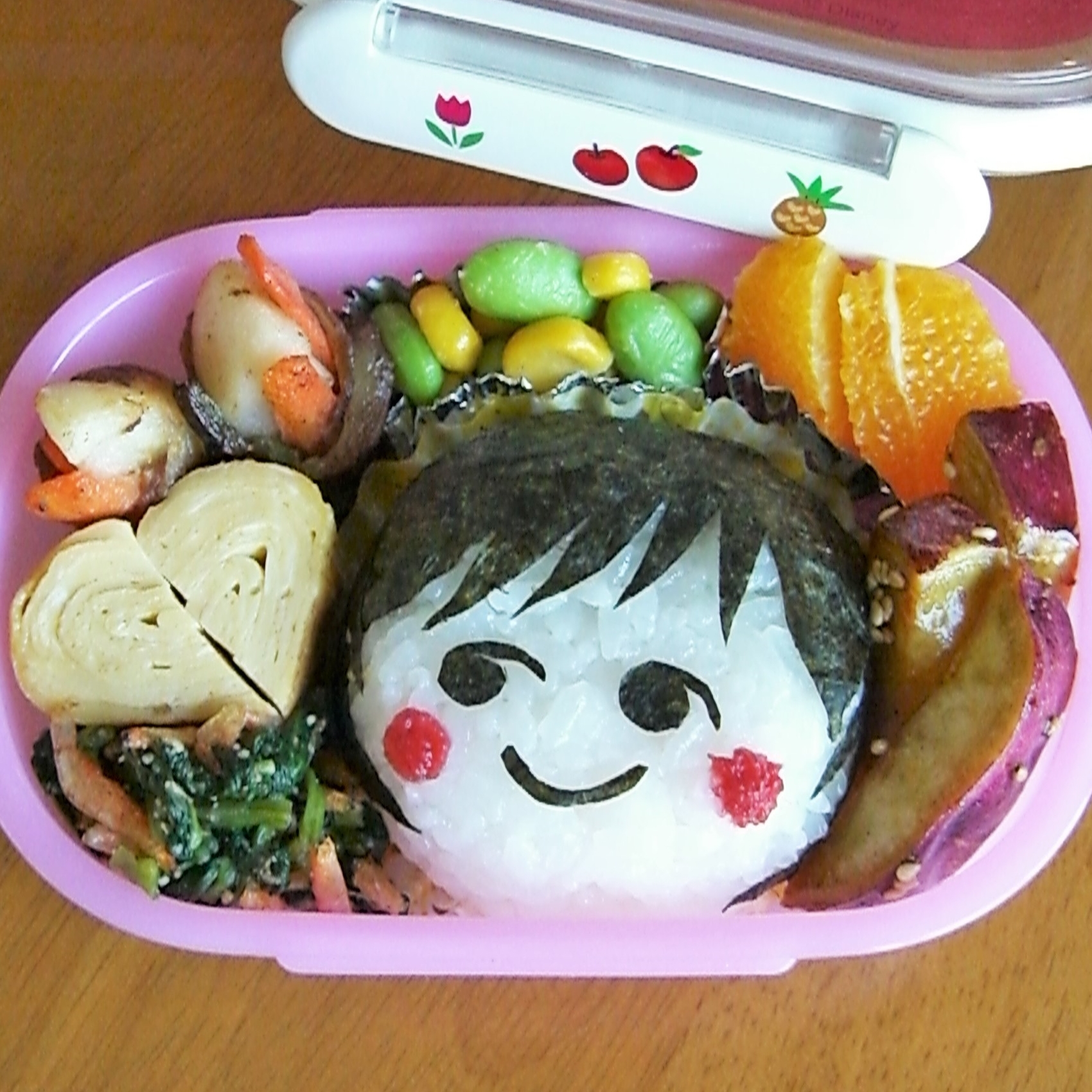 こどものお弁当 秋の遠足にこにこおにぎり レシピ 作り方 By R Chibico 楽天レシピ こどものお弁当 秋の遠足にこにこおにぎり レシピ 作り方 By R Chibico 楽天レシピ