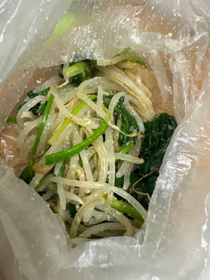 ポリ袋でシャカシャカして作りました！
