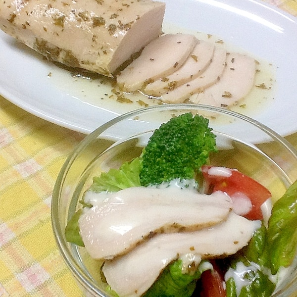 おうちで簡単 サラダチキン ハーブ味 レシピ 作り方 By U Smyles 楽天レシピ おうちで簡単 サラダチキン ハーブ味 レシピ 作り方 By U Smyles 楽天レシピ
