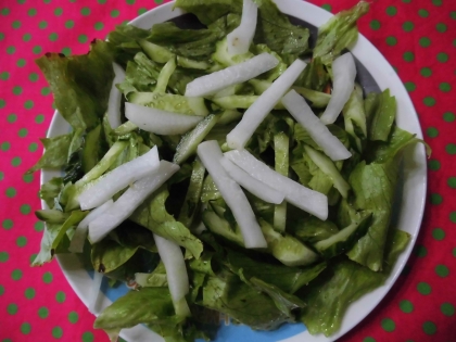 生野菜はたくさん　食べたいので　たっぷり　つくりました　ドレッシングも　グーですね　ありがとうございました