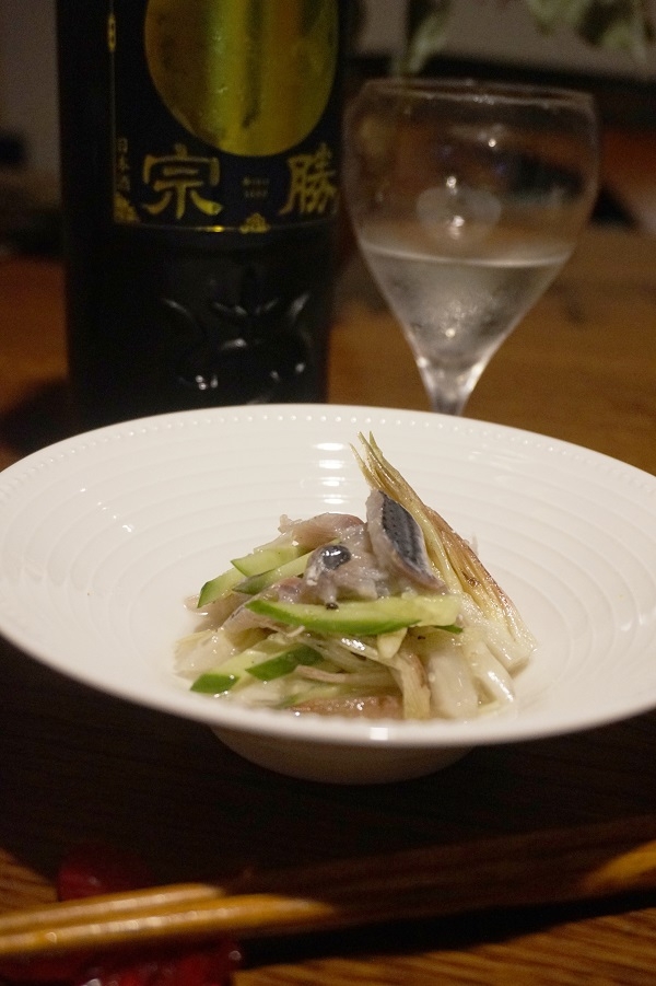 【千葉食材】鰯と茗荷、胡瓜の酢の物