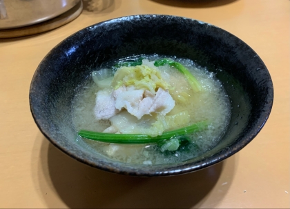 ご飯がすすむ★豚バラ白菜のみぞれ鍋