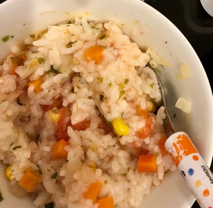 簡単ケチャップライス 幼児食 レシピ 作り方 By レンジでズボラ幼児食 楽天レシピ