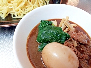 市販のつけ麺でちょっと贅沢に☆