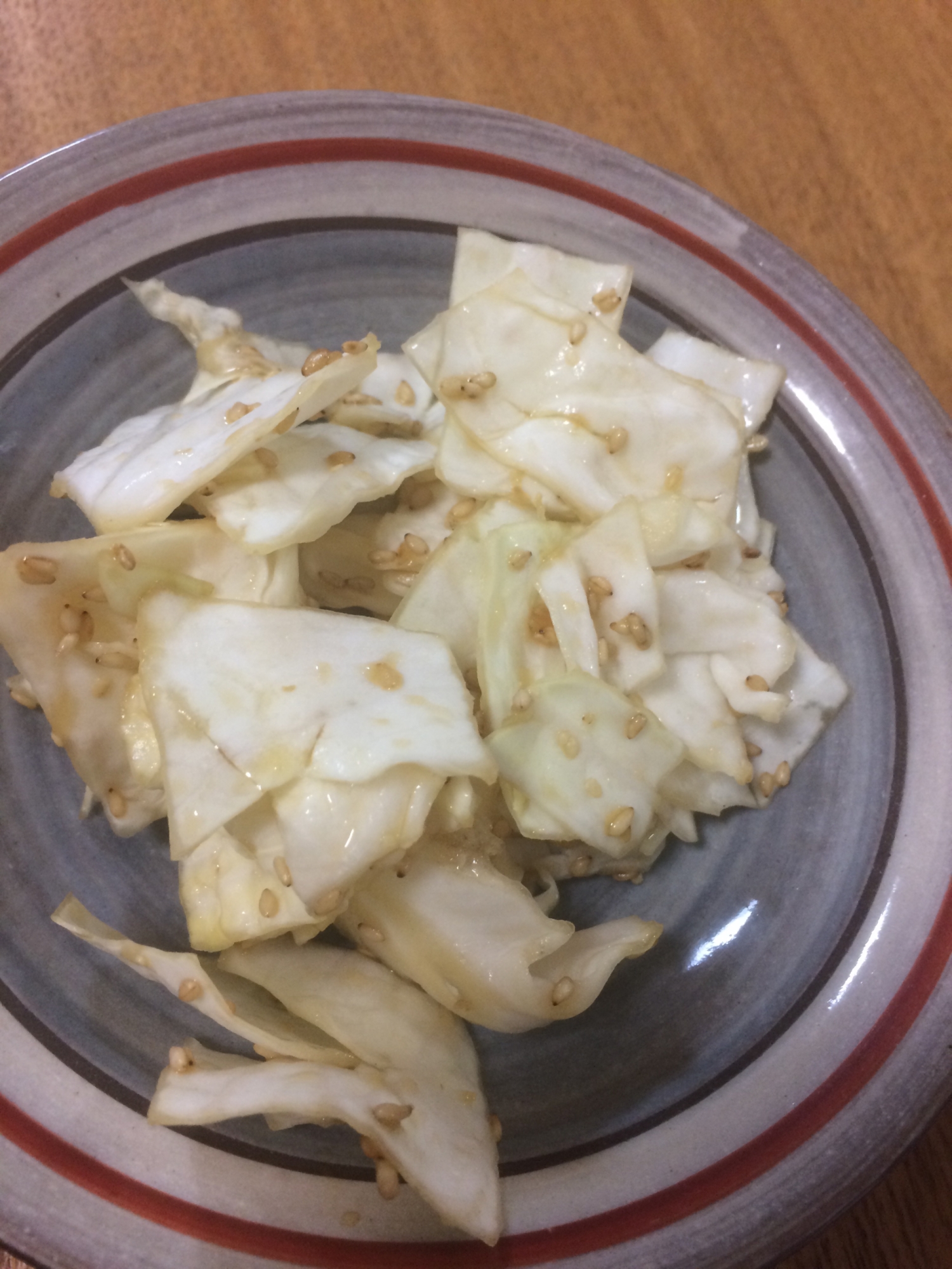 キャベツの即席漬け