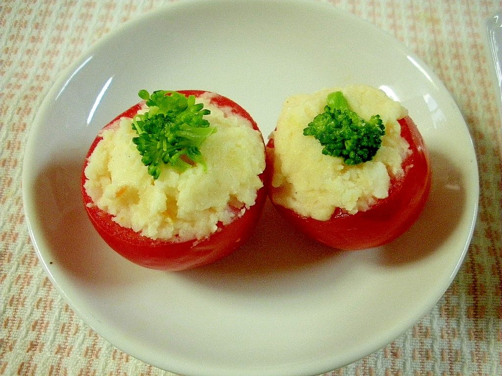☆トマトカップのポテトサラダ☆