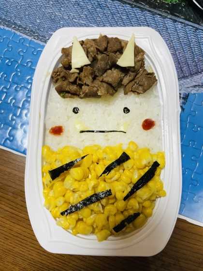 節分デコ☆可愛い鬼ちゃんそぼろごはん