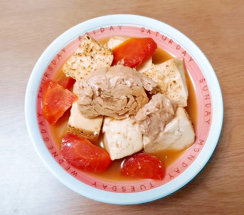 人参と焼き豆腐とツナの煮物 レシピ 作り方 By のん７８６ 楽天レシピ