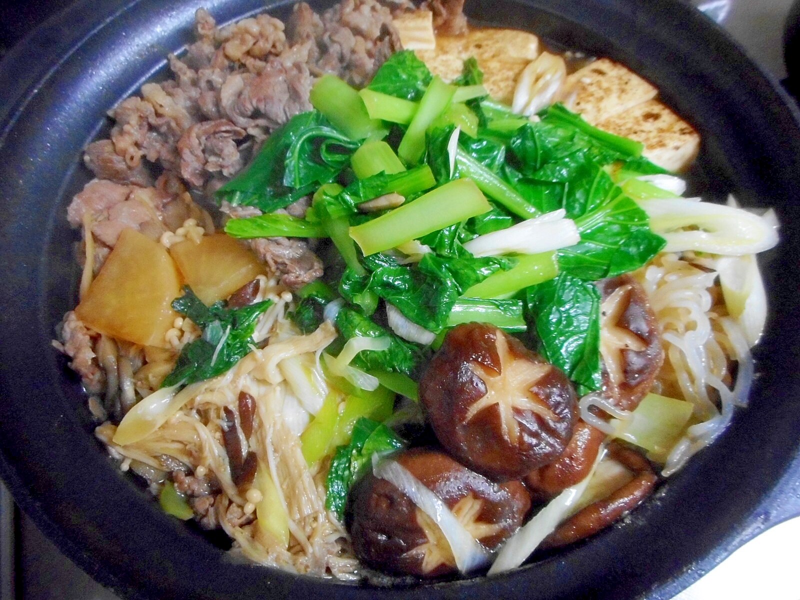 野菜もたっぷりすき焼き レシピ・作り方 by mococo05 - 楽天レシピ