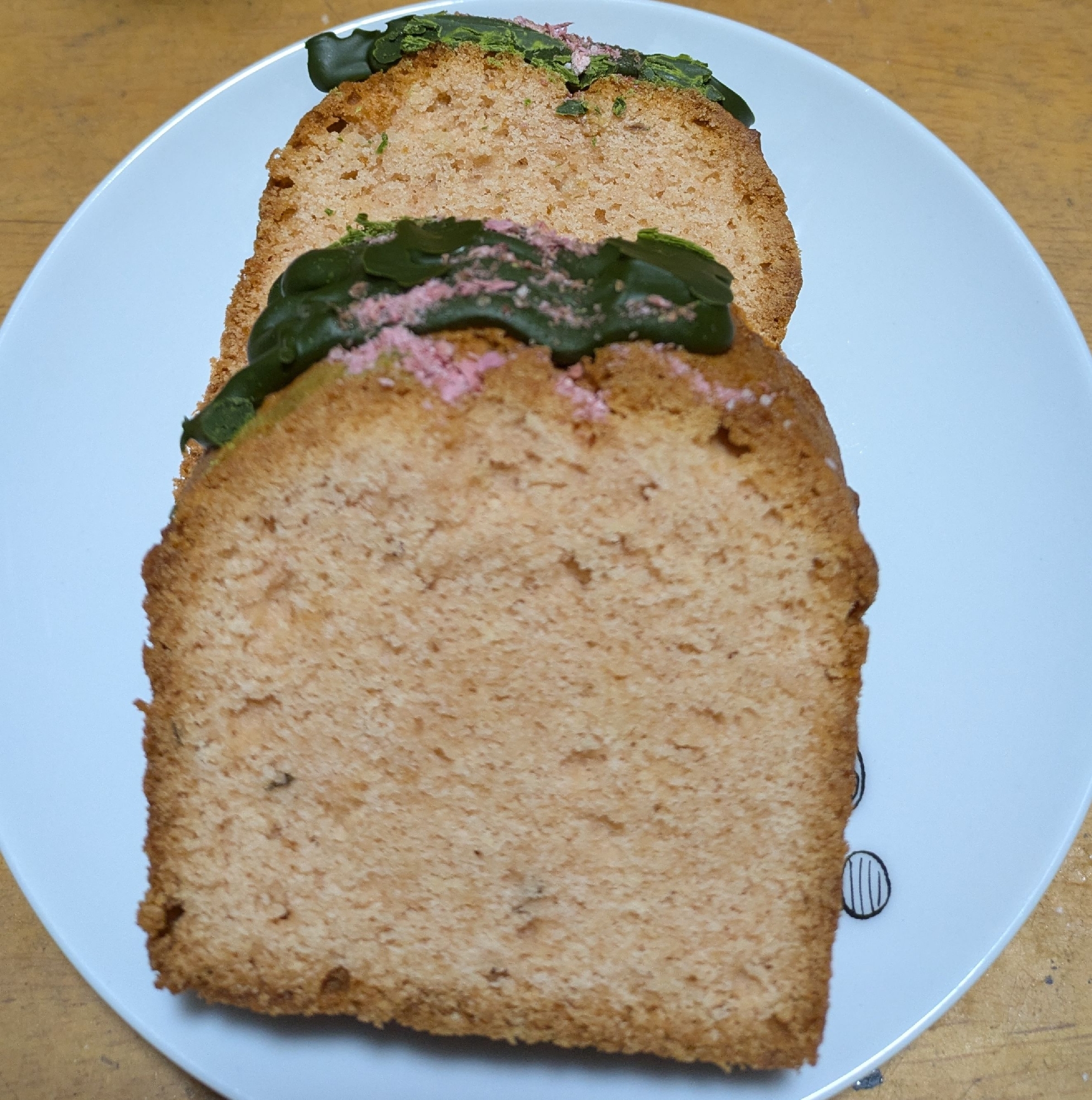 桜餡のパウンドケーキ