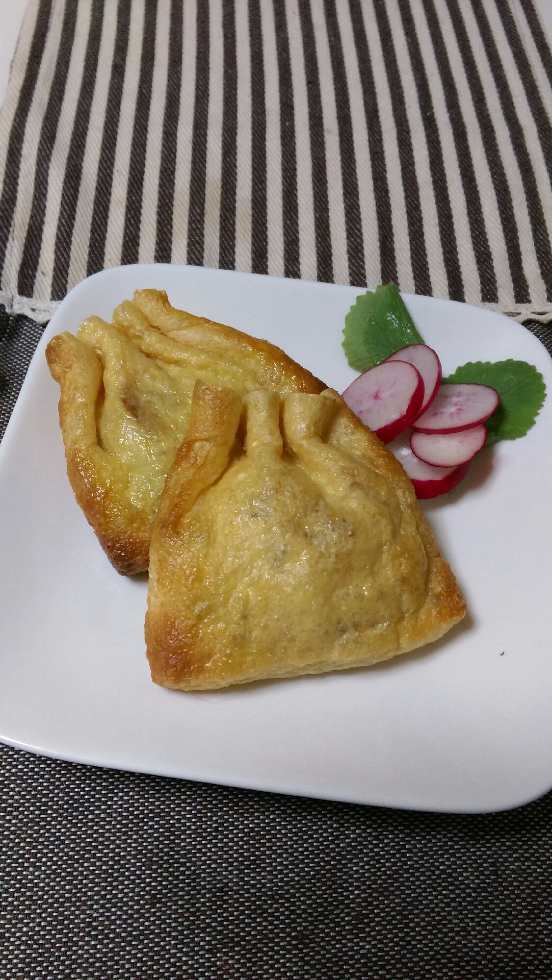 納豆チーズ巾着