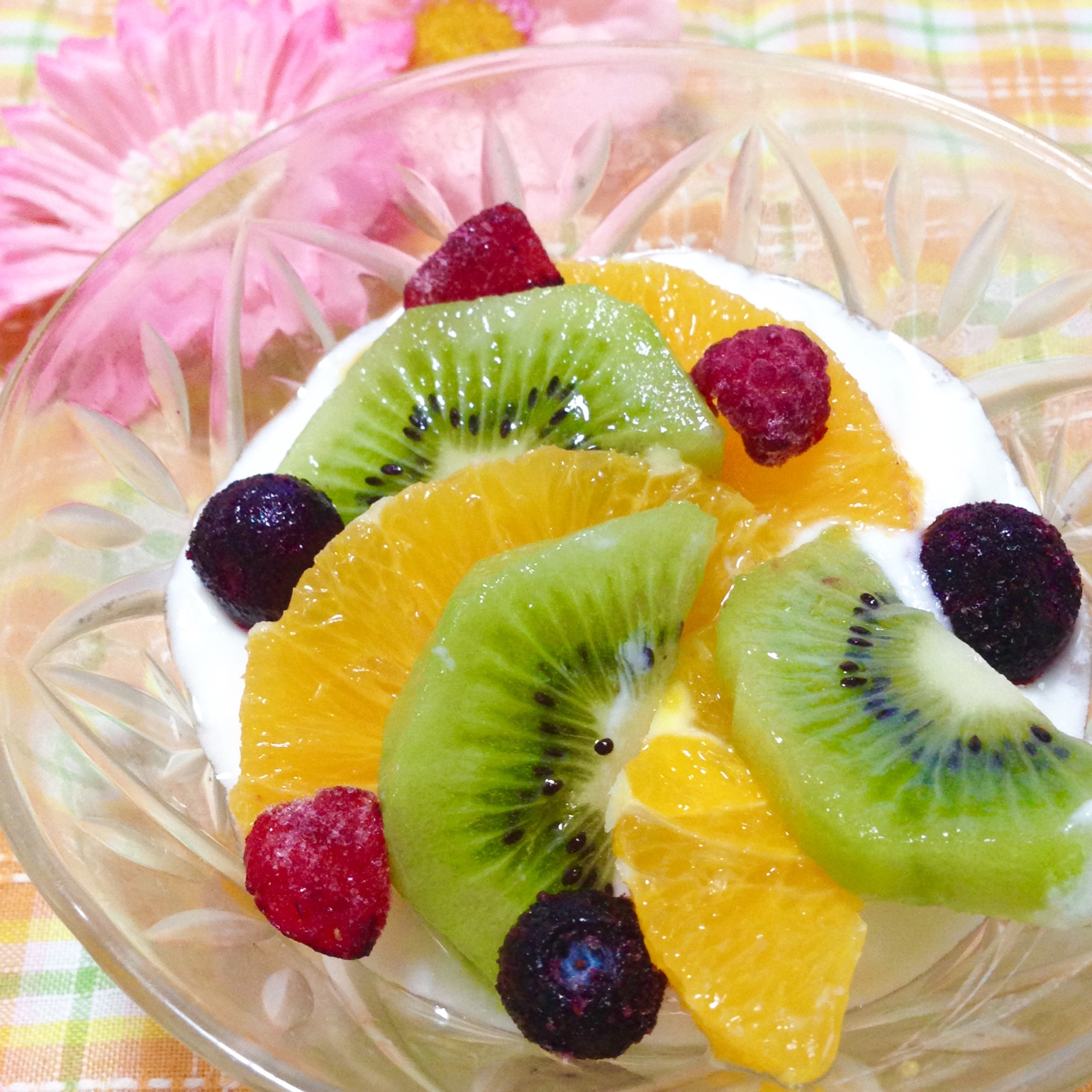 受験生応援!R1でフルーツヨーグルト