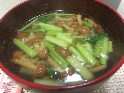 小松菜となめこの組み合わせ大好きです。ごちそうさまでした！