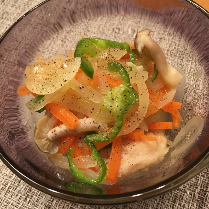 野菜たっぷり☆鶏胸肉のマリネ