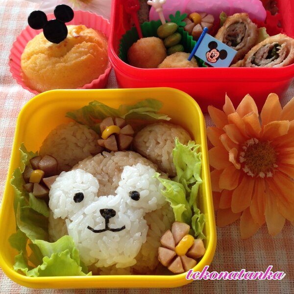おさくらごはん で 簡単 ダッフィーのキャラ弁 レシピ 作り方 By Tekonani 楽天レシピ おさくらごはん で 簡単 ダッフィーのキャラ弁 レシピ 作り方 By Tekonani 楽天レシピ
