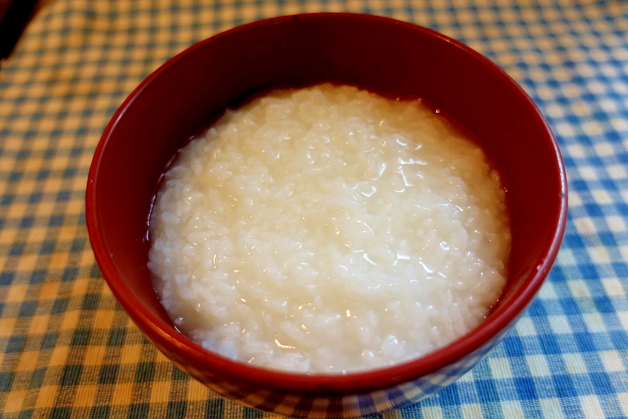 鍋で炊く生米からのおかゆ