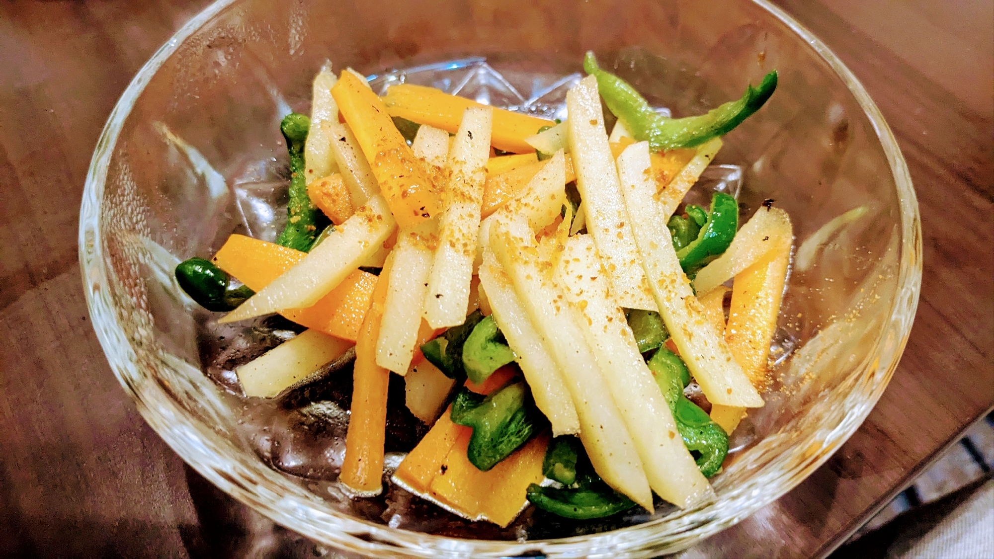 じゃがいも野菜きんぴら(^^)