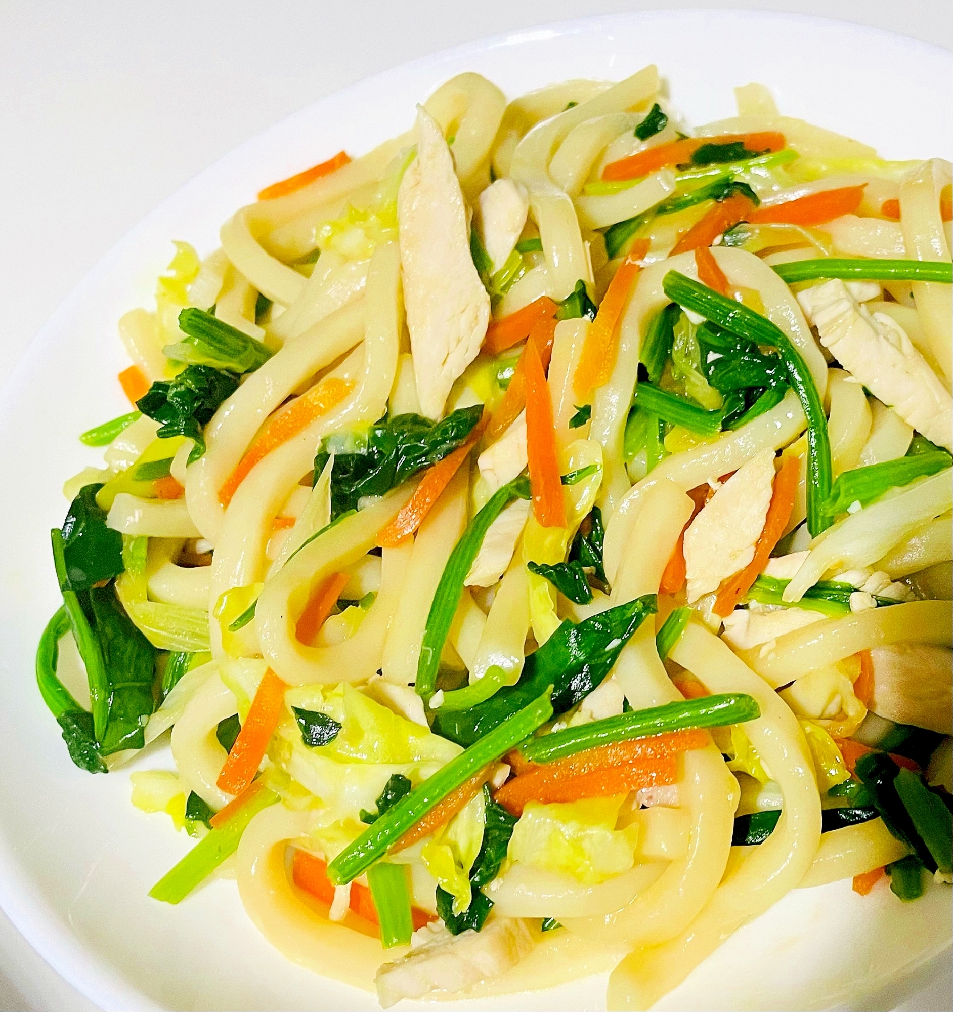 冷蔵庫の野菜で！焼きうどん